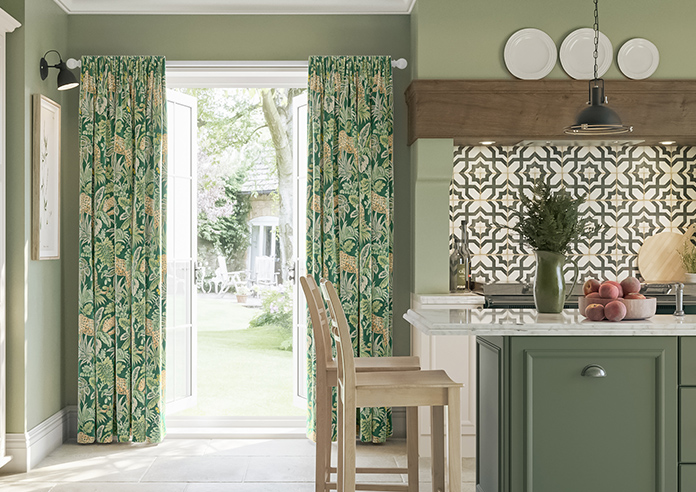 Leopard, Malachite - Made to Measure Curtain - Image 3